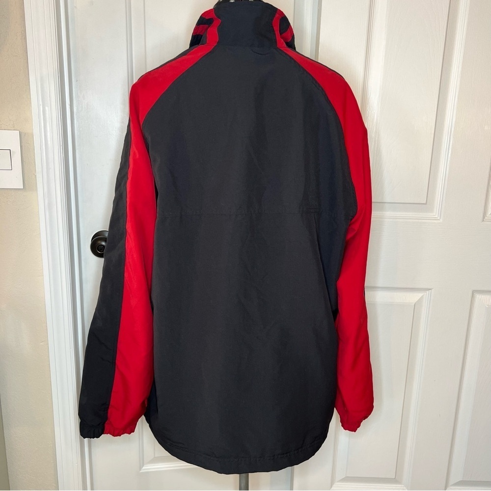 Nike Full Zip Long Sleeve Black & Red Lined Jacket Men's Large Y2K - Picture 4 of 9